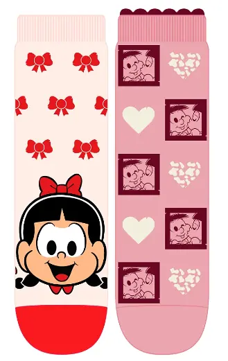 Meia Soquete Inf Menina Rosinha 2 Pares 23 26 151tcb2.01 Cia Da Meia