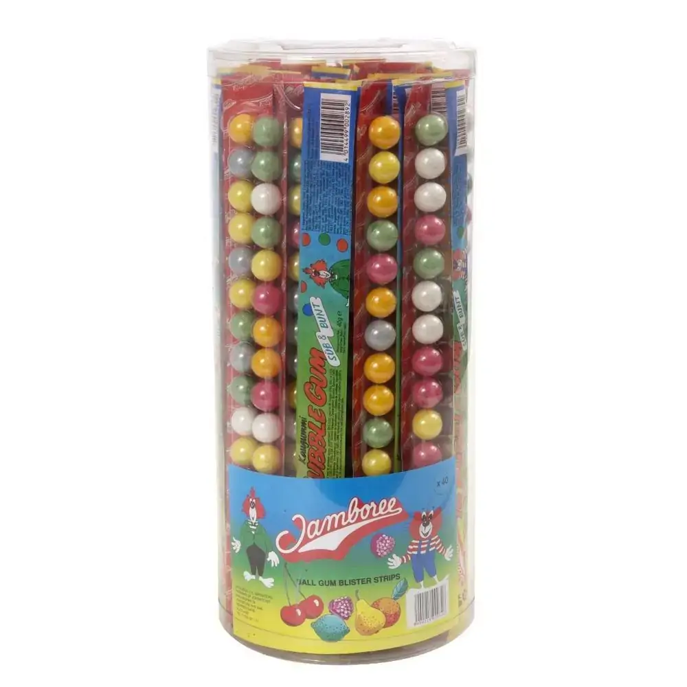 Chicle Gourmand Tiras C/16 Bolas