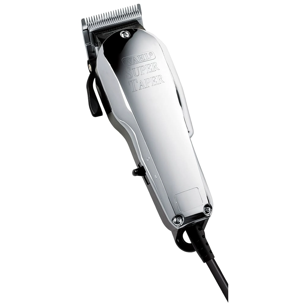 Maquina P/corte Wahl Super Taper Chrome Com Fio 220v 1un