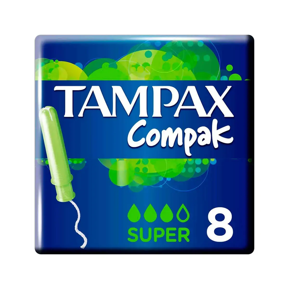 Absorvente Interno Com Aplicador Tampax Compak Super Caixa 8 Unidades