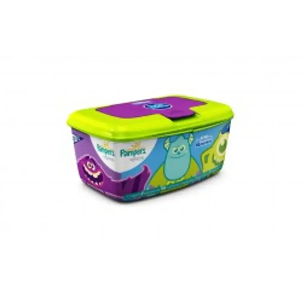 Toalha Umedecida Pampers Sensitive Com 56 Grátis Porta Toalha