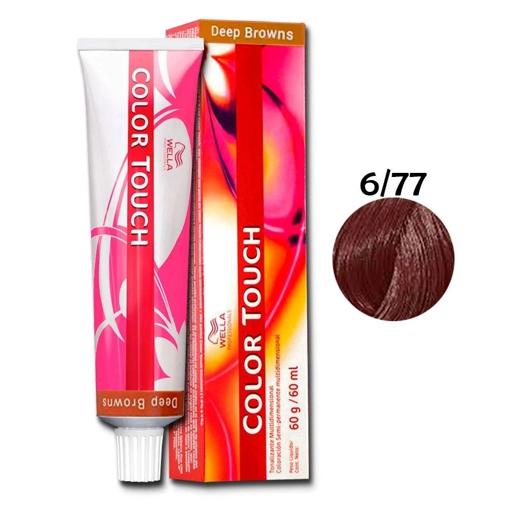 Tintura Semi Permanente Color Touch 6.77 Louro Claro Marrom Intenso Unit