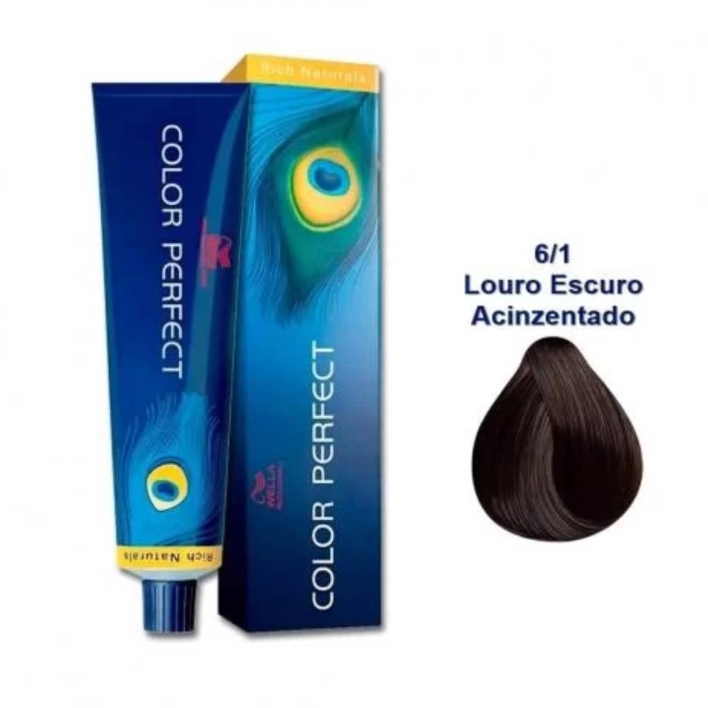 Tintura Creme Color Perfect Louro Escuro Acinzentado 6/1