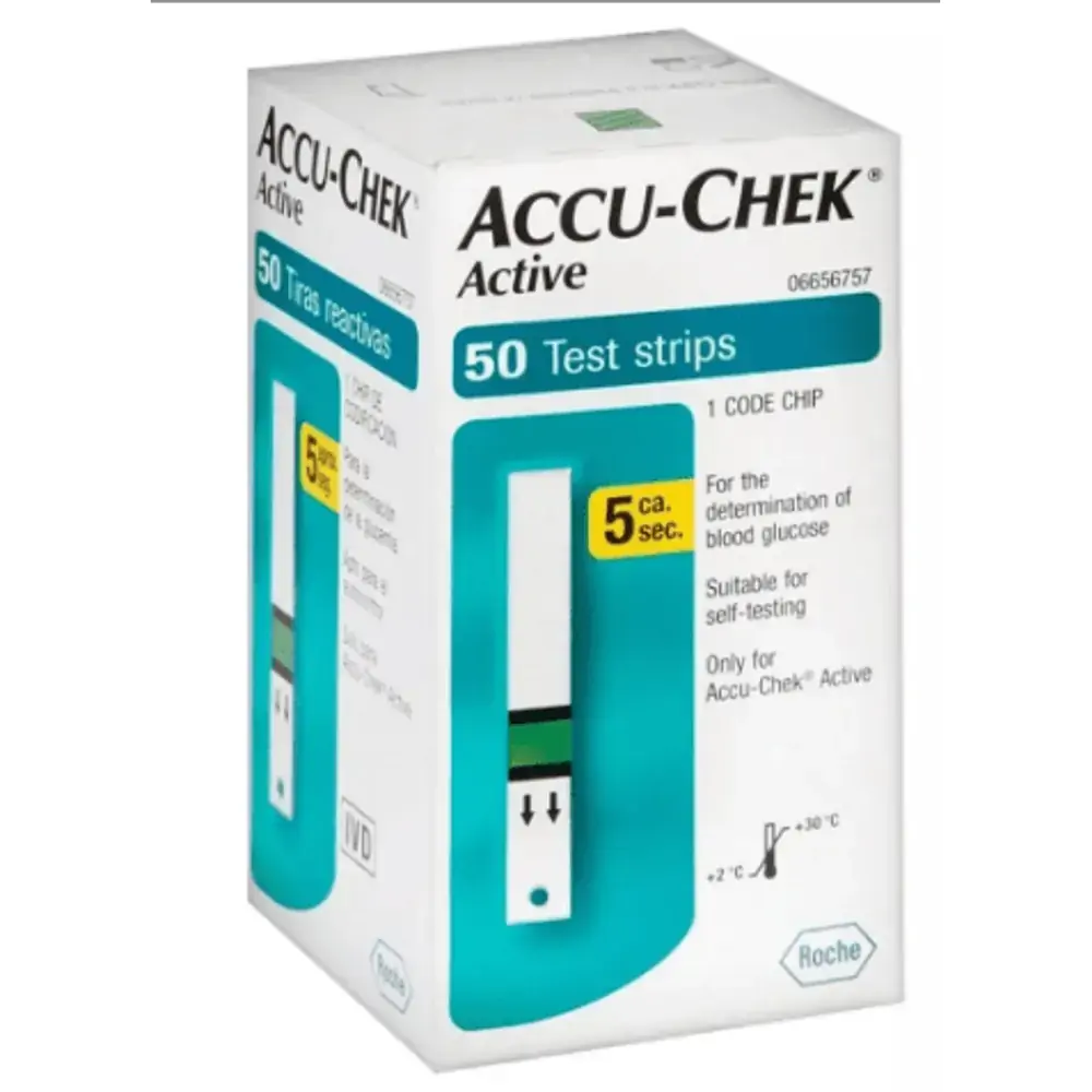 Accu Chek Active 50 Tiras