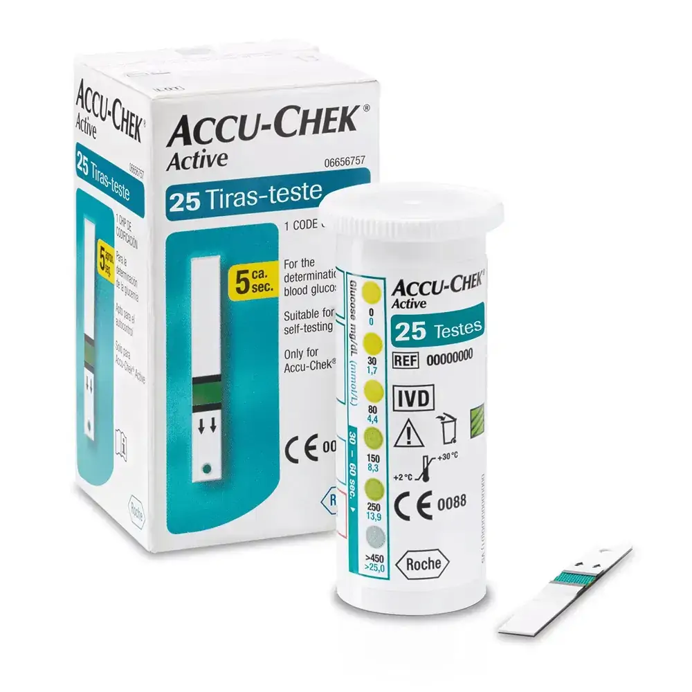 Tiras Accu Chek Active 25