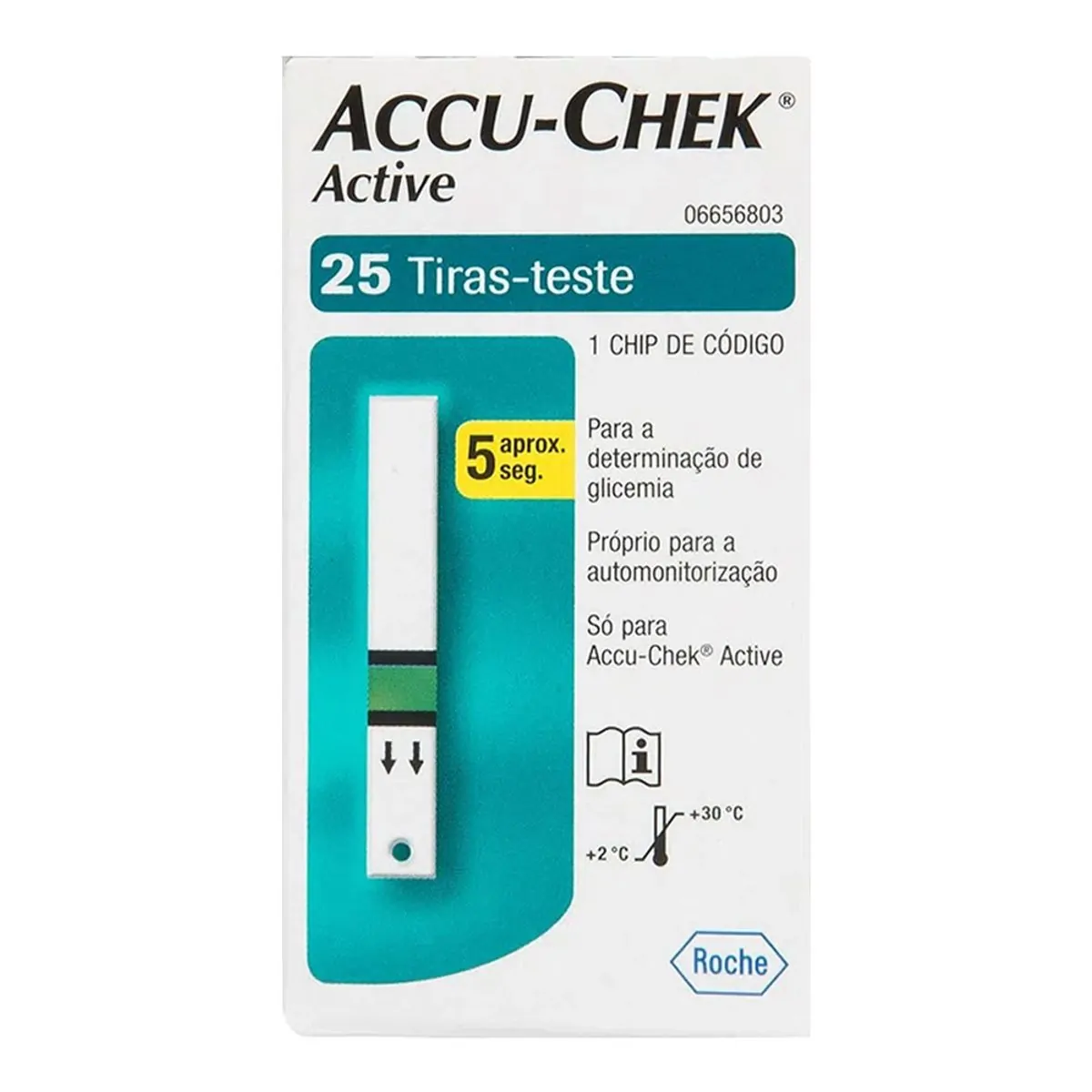 Accu-Chek Active Tira Teste 25 Unidades