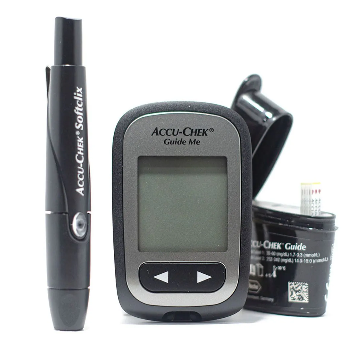 KIT APARELHO DE GLICEMIA ACCU-CHEK GUIDE COM 1 MONITOR + 10 TIRAS