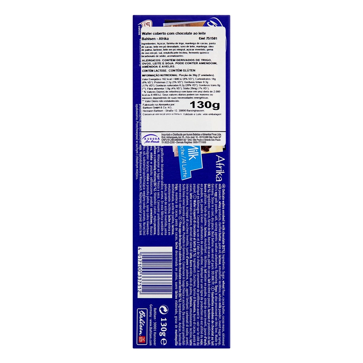 Bisc Bahlsen Afrika 130g