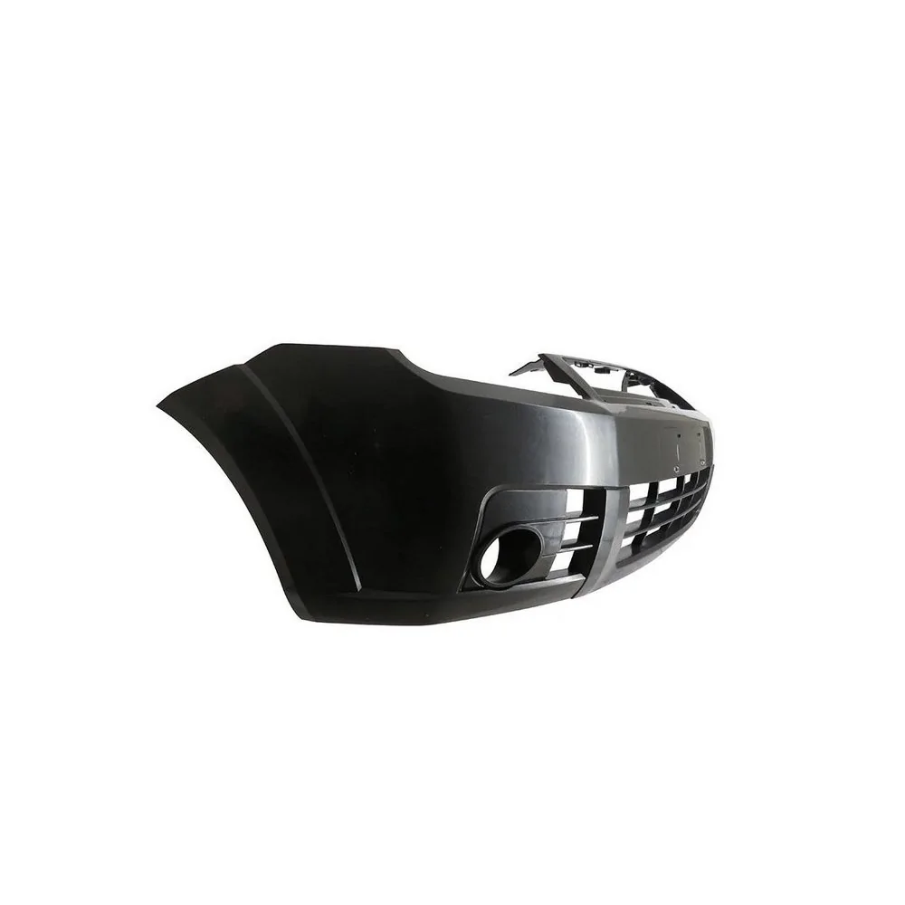 Para-choque Dianteiro FORD FIESTA Preto Liso com Furo - WOLFF/PLASTIRON 32077