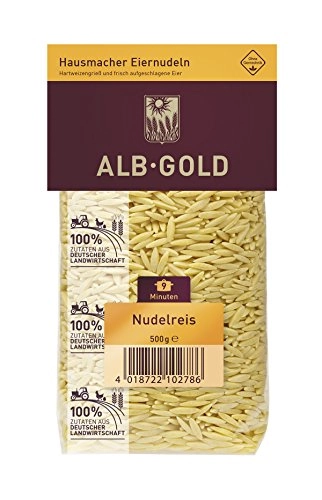 Massa Alemã Em Forma De Grão De Arroz 500g Alb Gold