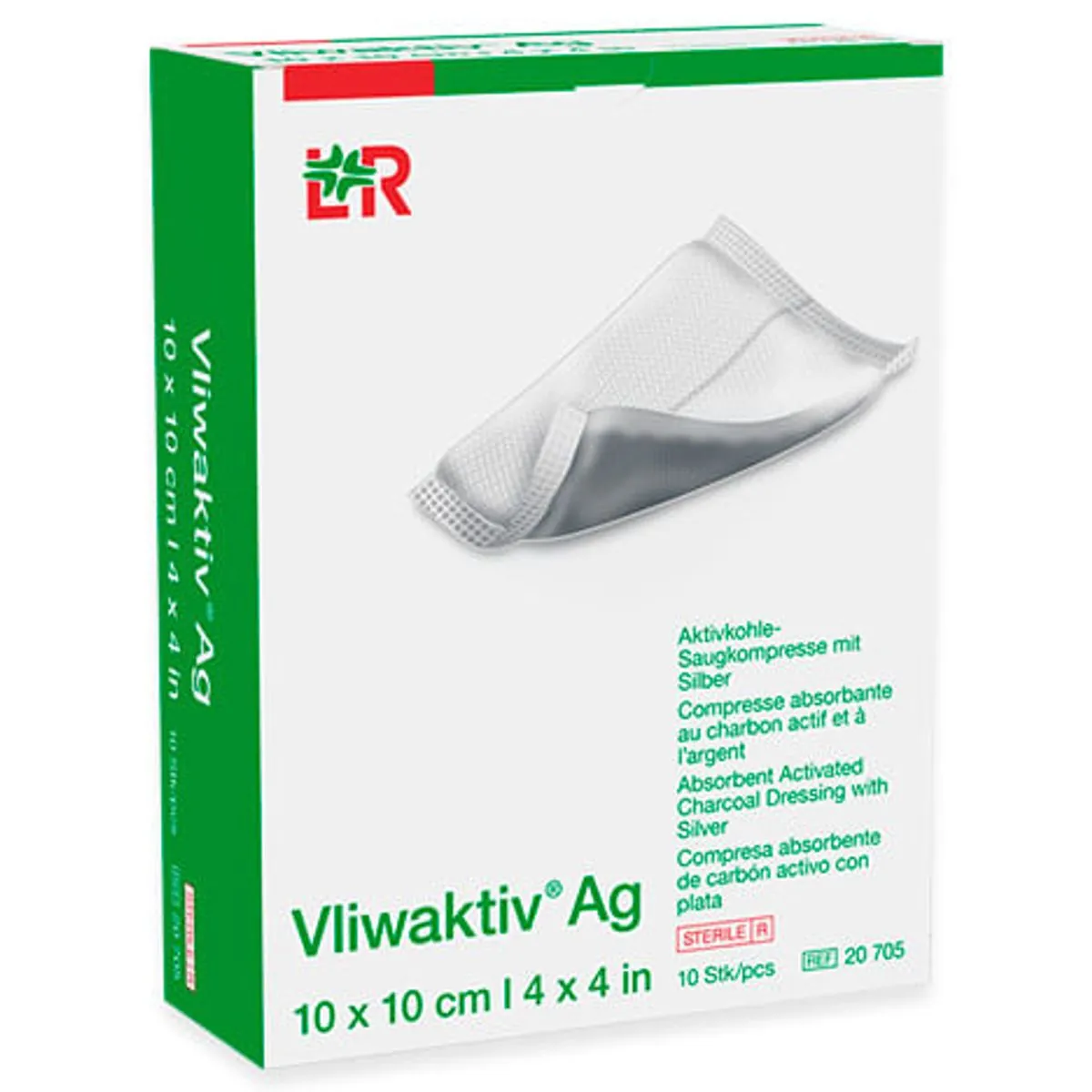 Vliwaktiv Ag 10x10cm Unidade
