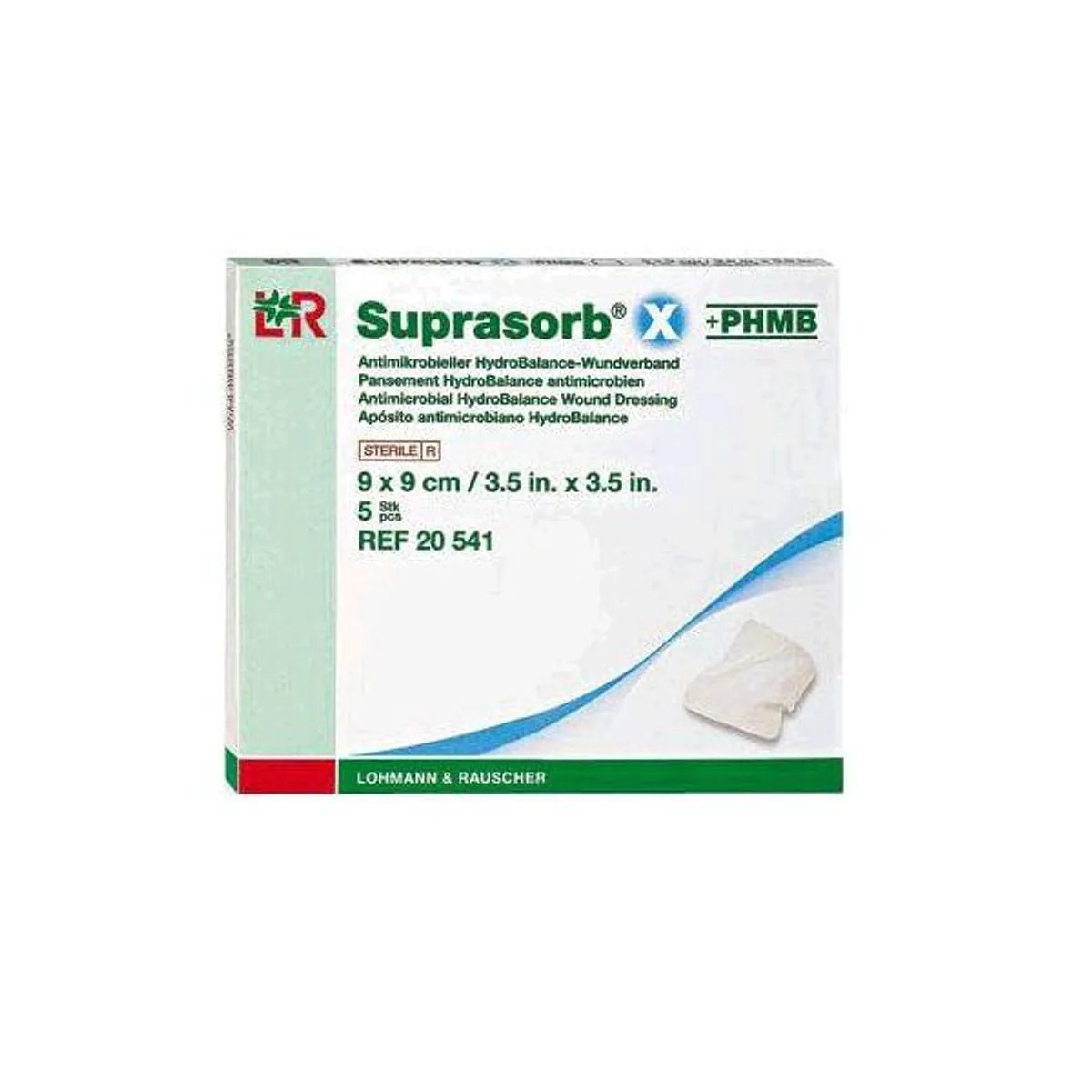 Suprasorb X + PHMB 9x9cm Unidade