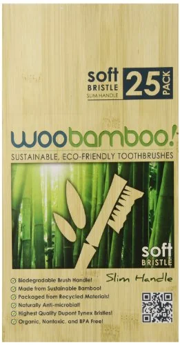 Woobamboo Toothbrush Slim Handle Soft Single