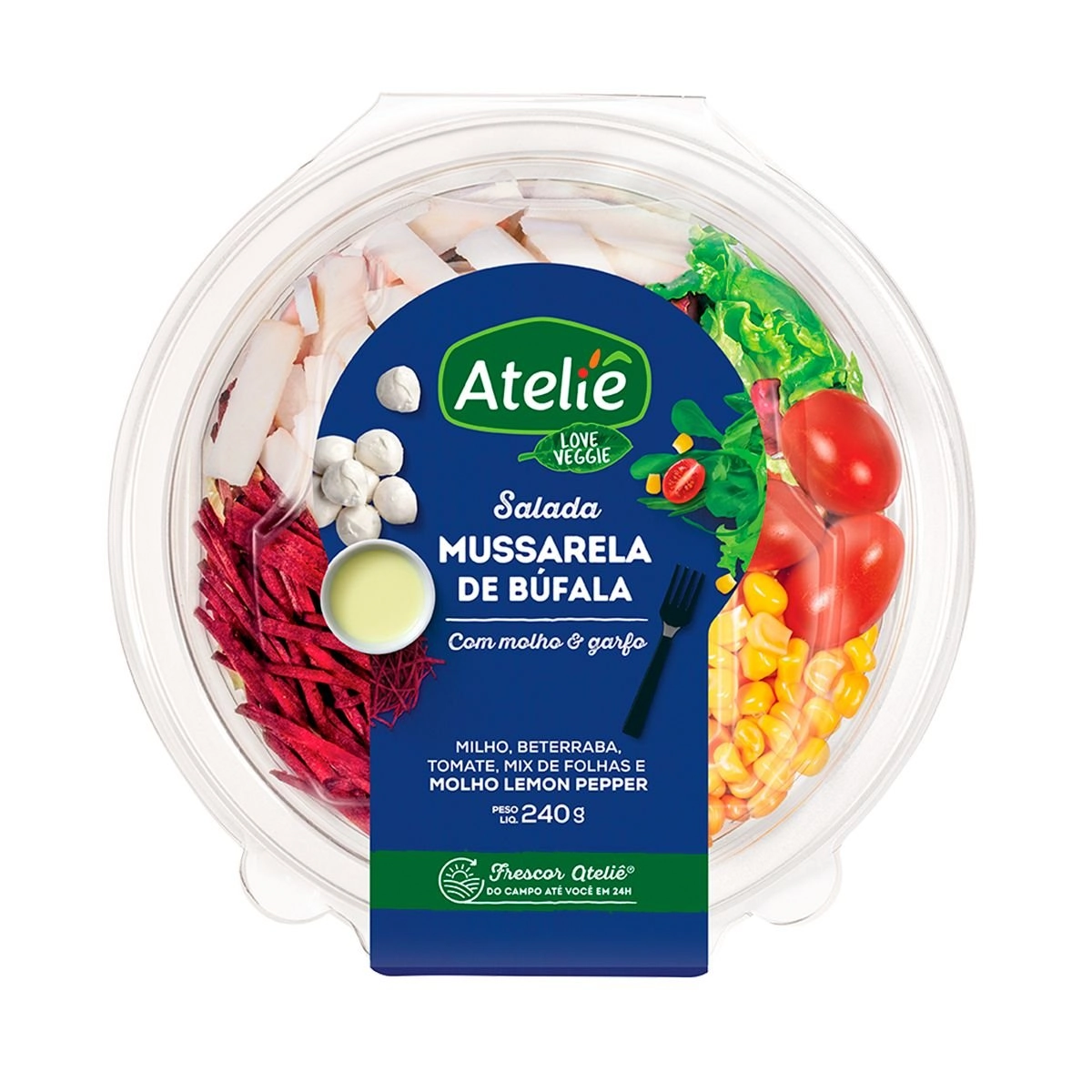 Salada de Mussarela de Búfala ATELIÊ DO SABOR 250gr