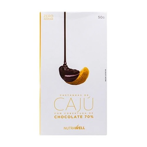 Castanha C/70 Cacau Zero Acucar/glut/sodio/latose Unid Nutrawell