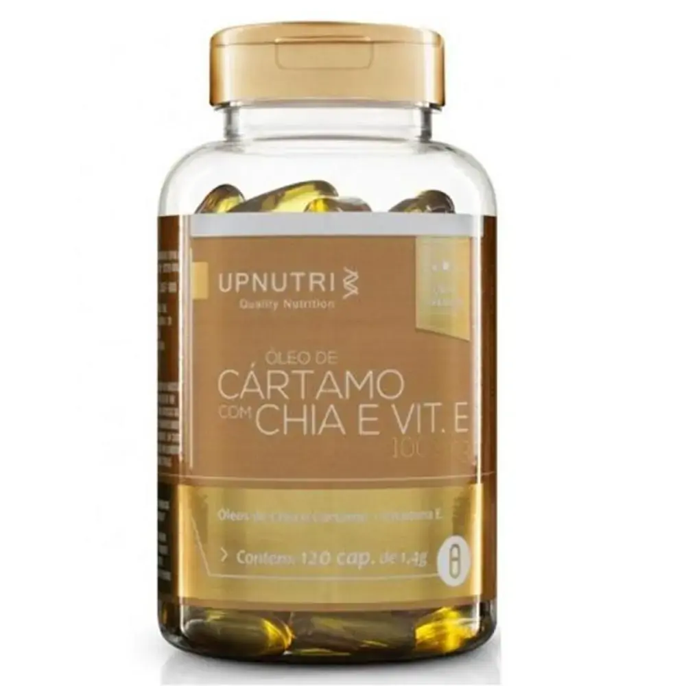 óleo De Cártamo Chia 1000mg 120c Upnutri
