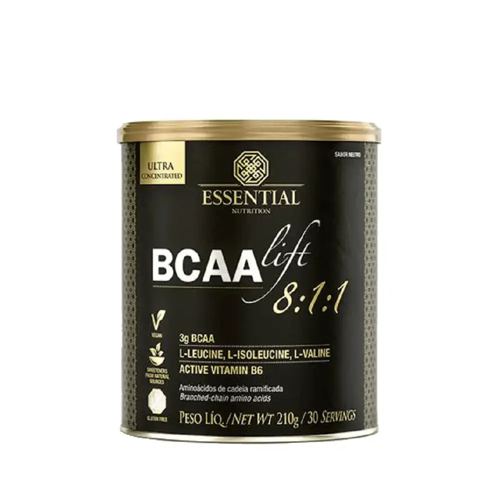 Suplemento Bcaa 8:1:1 Neutro - Essential Nutrition 210g