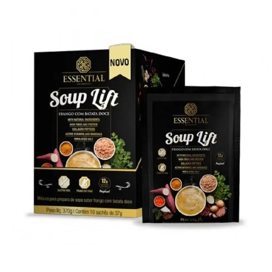 Soup Lift Frango Com Batata Doce 37g Essential Nutrition