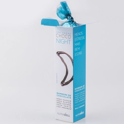 Choconight Bombom De Chocolate 50 Cacau 3 Unid. 40g Well