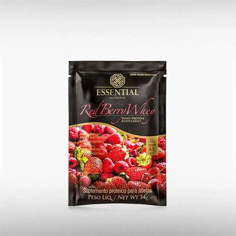 Red Berry Whey 15x34g Essential Essential Nutrition