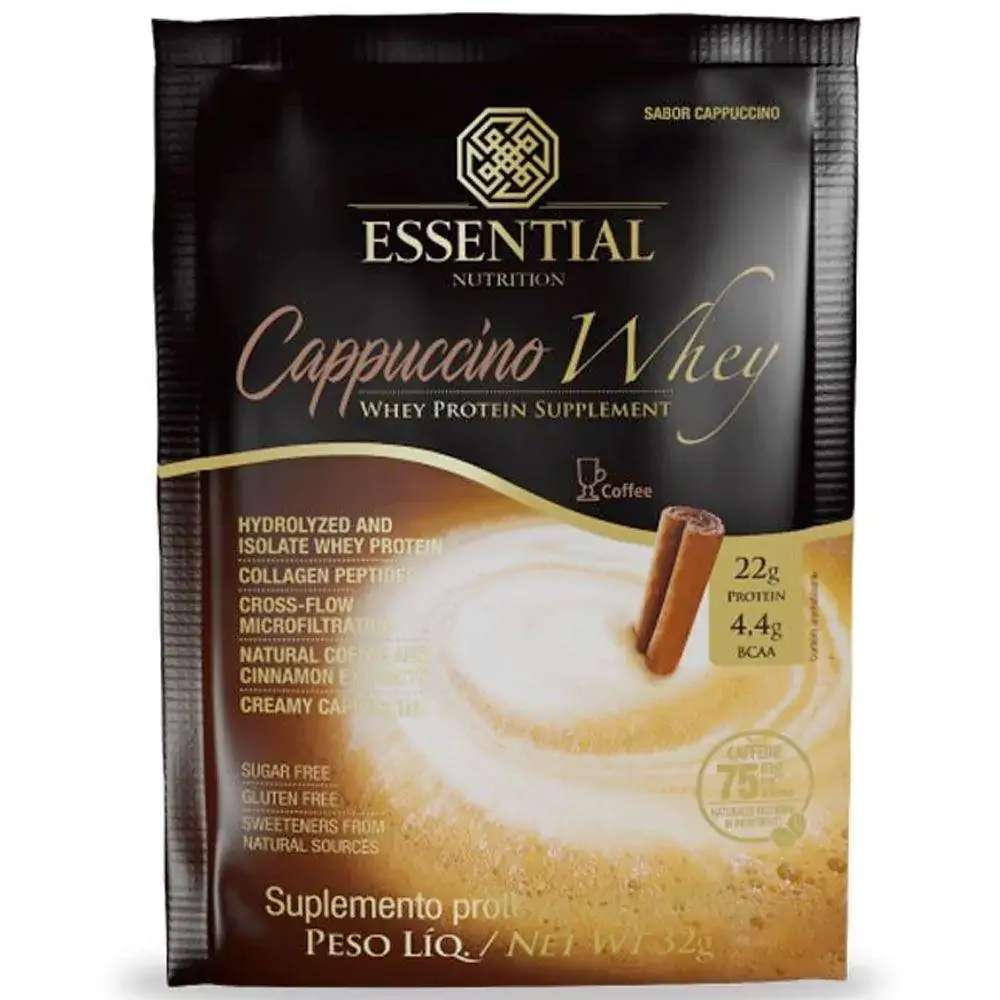 Cappuccino Whey (sache 32g) - Essential Nutrition