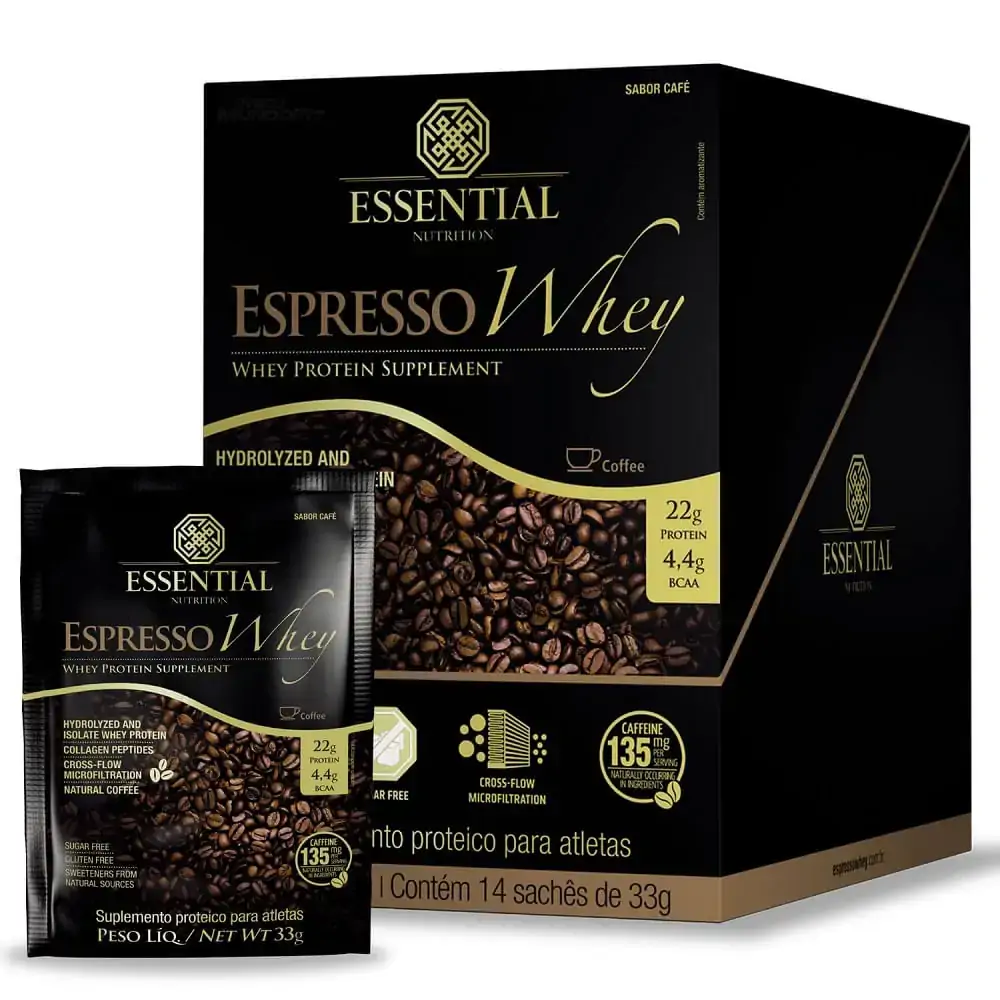 Espresso Whey 14x33g Essential Essential Nutrition