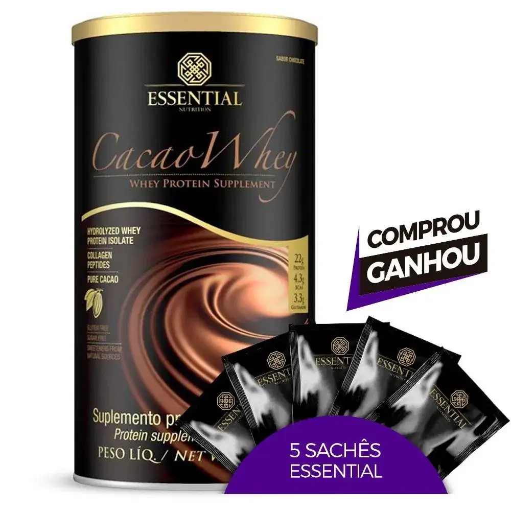 Cacao Whey - Essential Nutrition 900g