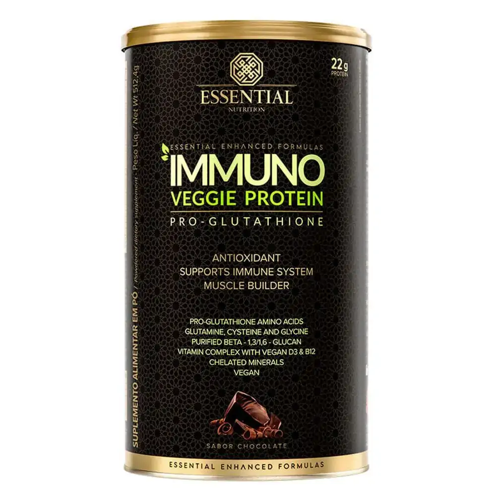 Immuno Veggie Protein Pro-Glutathione Cacao Essential Nutrition 512,4g