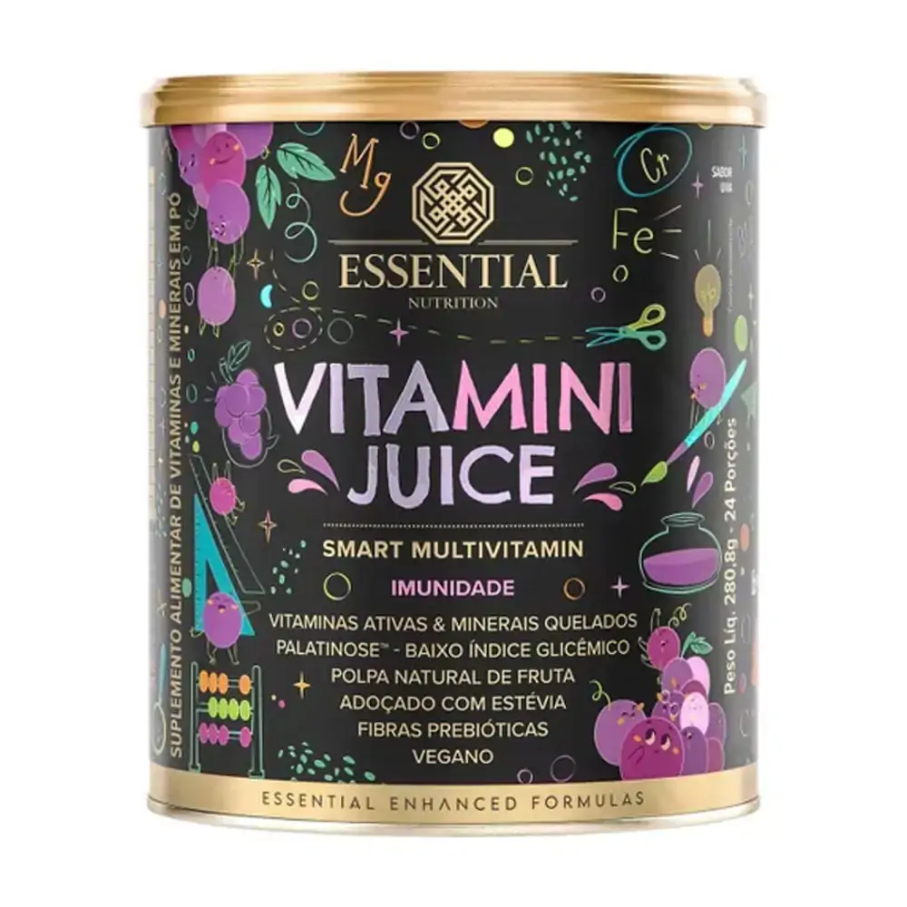 Vitamini Juice Sabor Laranja Essential Nutrition 280,8g