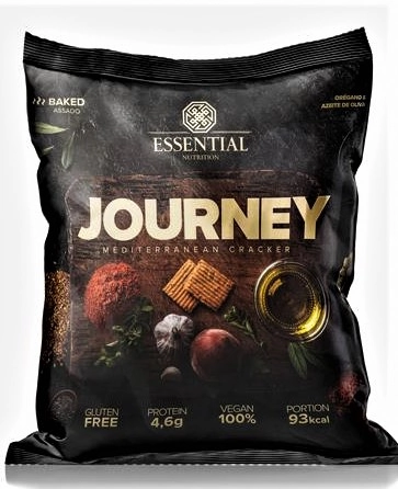 Snack Journey Cracker Vegan Sabor Orégano e Azeite de Oliva 25G ESSENTIAL