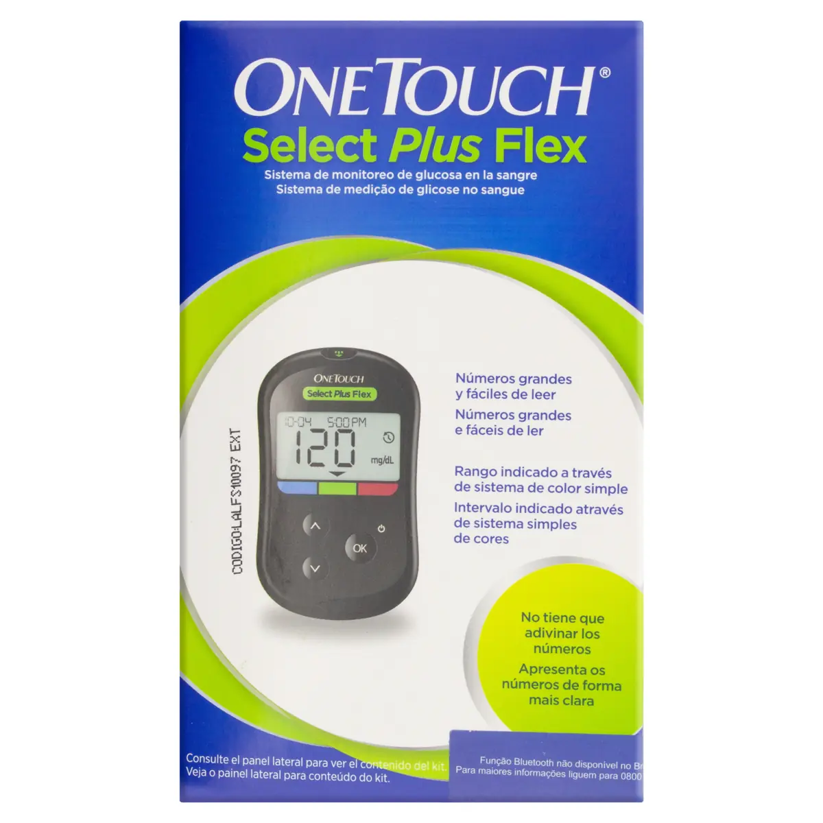 Medidor De Glicose No Sangue One Touch Select Plus Flex