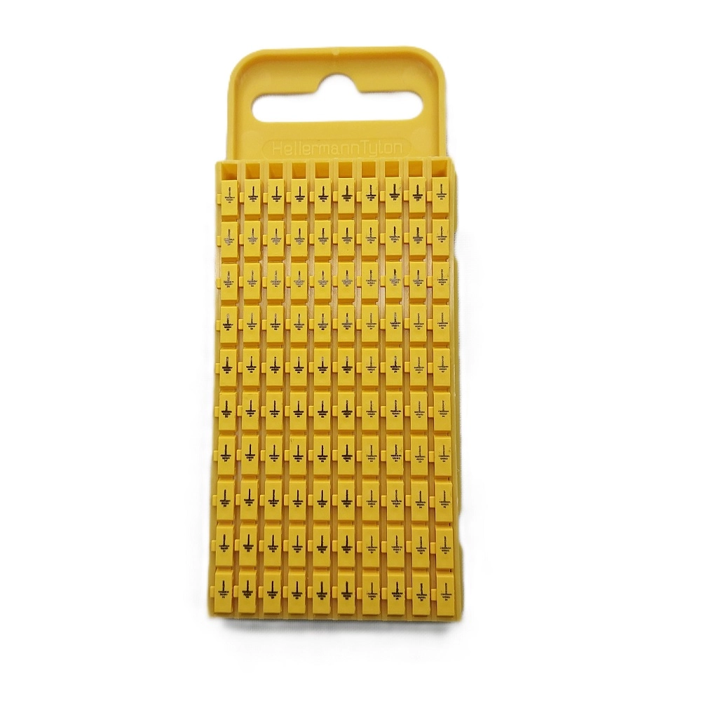 Marcador Anilha Encaixe 4-6 Mm² Wic3 Símbolo Terra Cartela