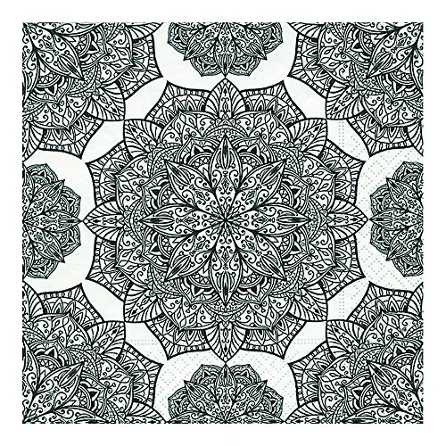 Guardanapo Color Me In Paper Design Multicor 33 X 33 Cm Papel