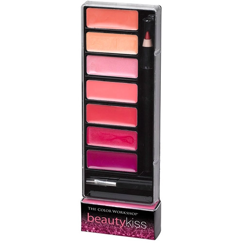 Paleta De Brilho Labial Markwins Lápis Para Lábios Beauty Kiss