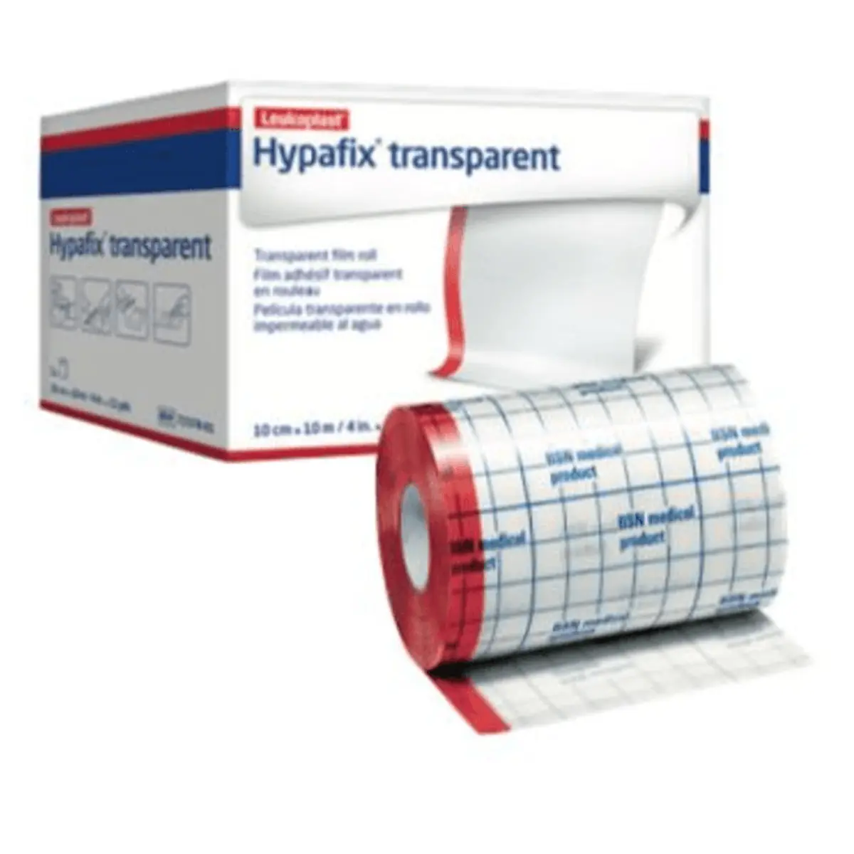 Filme Impermeável à água HYPAFIX TRANSPARENT Rolo 10cmx10m - Essity