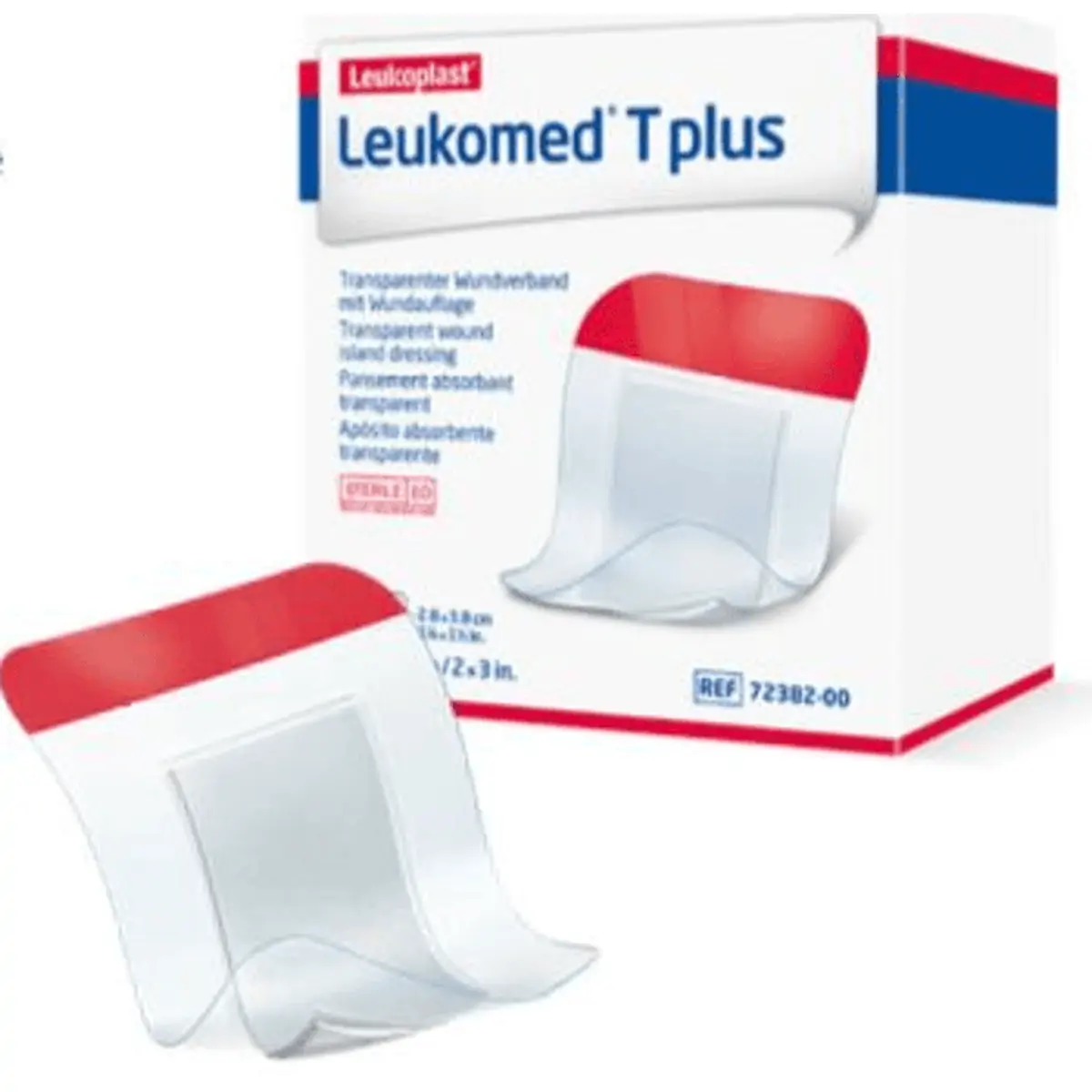 Curativo Filme Impermeável com Compressa Absorvente LEUKOMED T PLUS 10x35cm - Kit 10un - Essity