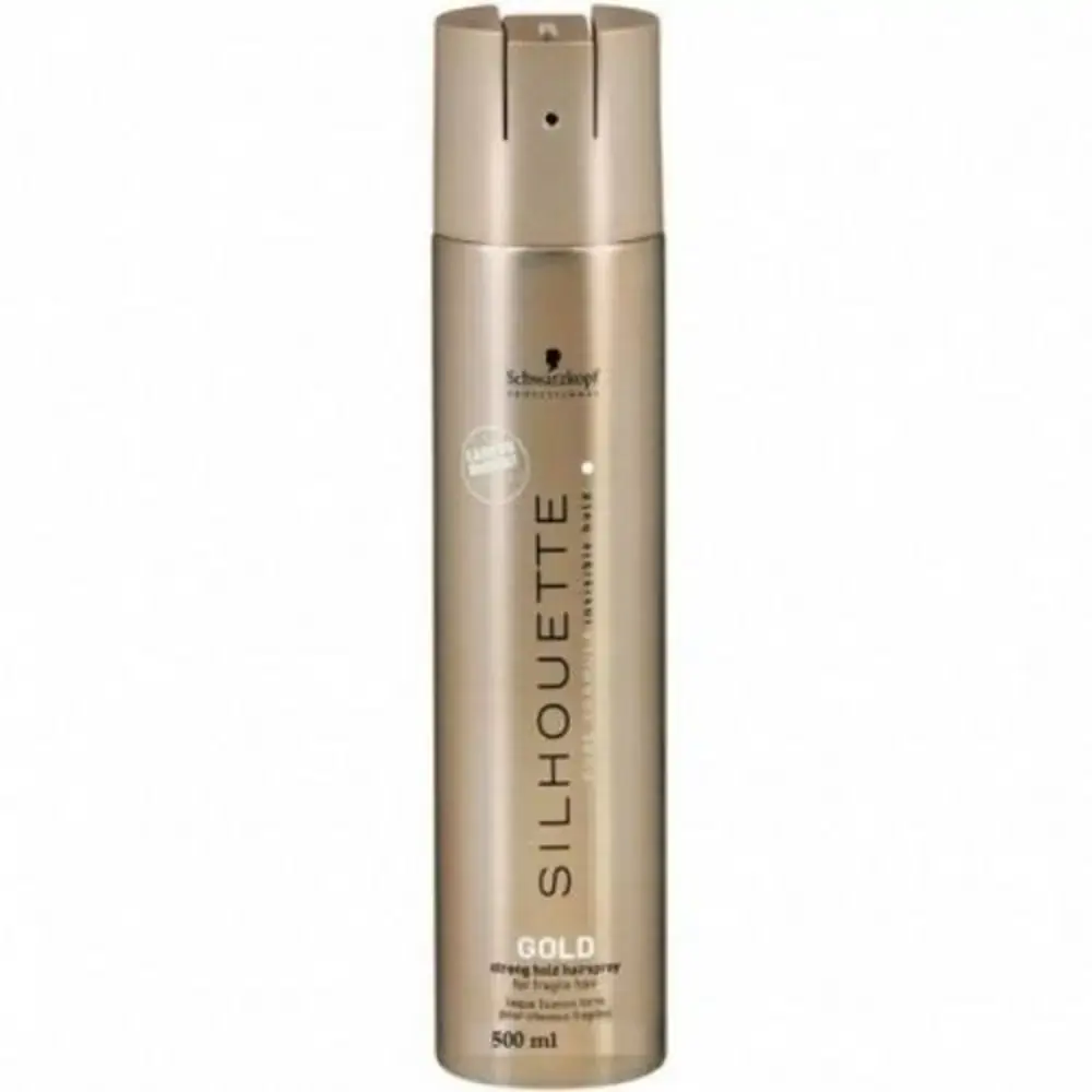 Silhouette Hair Spray Gold Strong Hold
