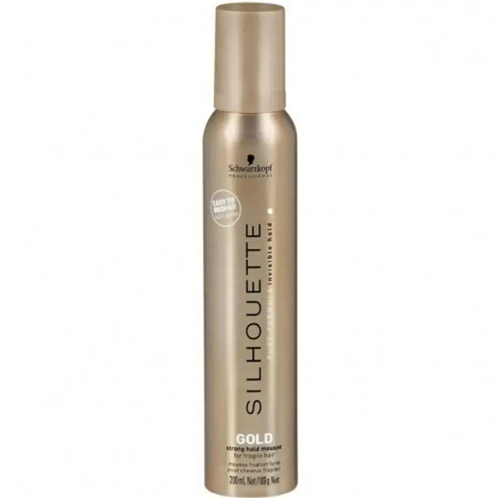 Silhouette Mousse Gold Strong Hold