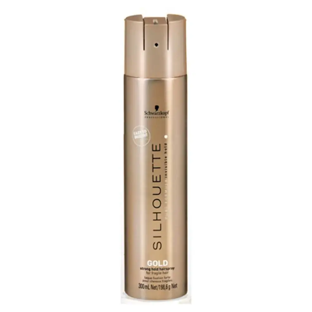 Silhouette Hair Spray Gold Strong Hold
