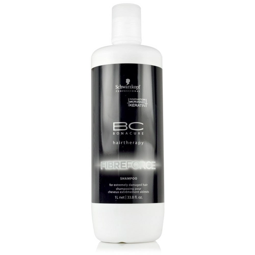 Schwarzkopf Bc Fibreforce Shampoo Cabelos Extremamente Danificados 1l