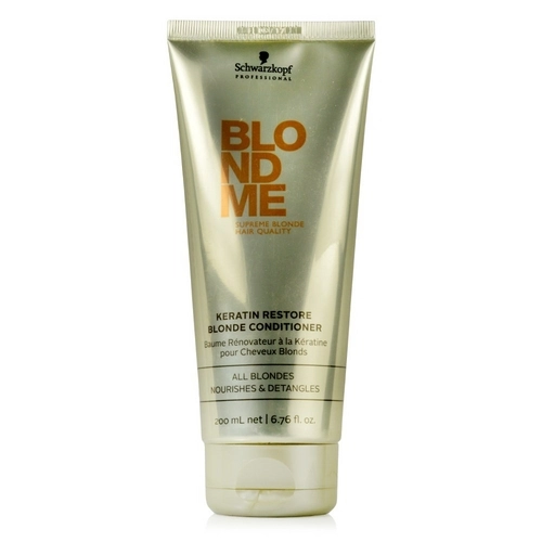 Schwarzkopf Blonde Me Condicionador Reparador Com Queratina