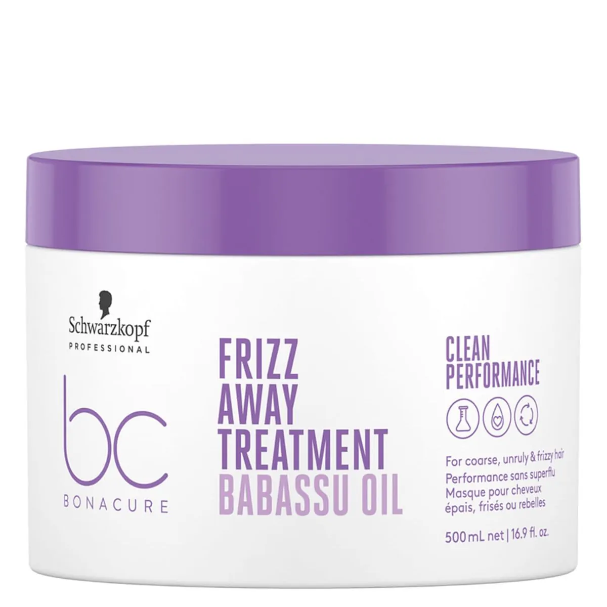Bnc Clean Frizz Away Babassu Oil Masc 500ml