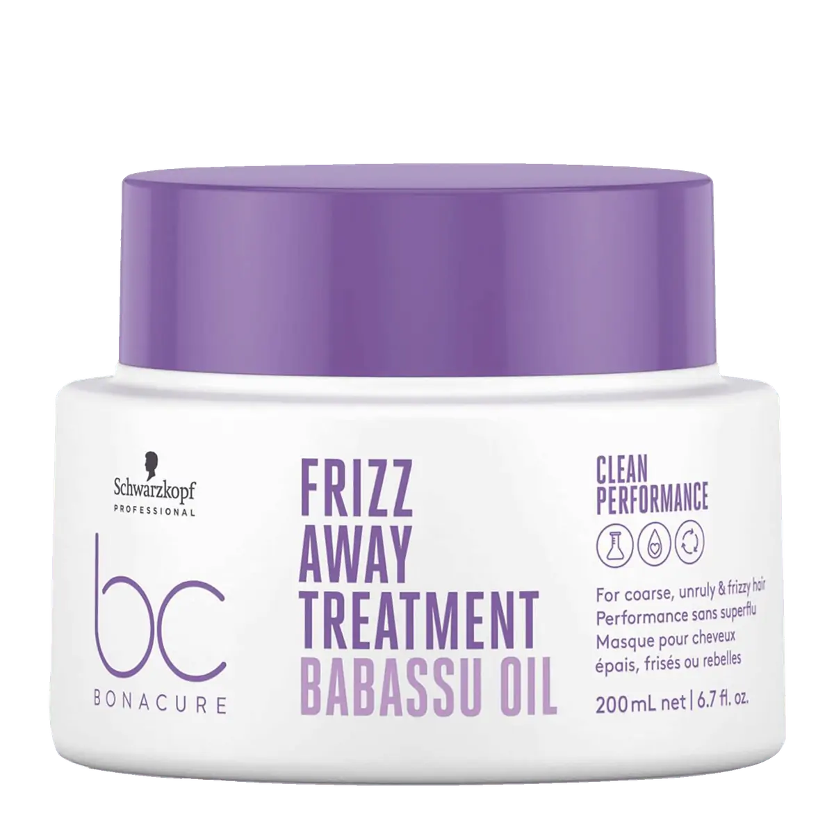 Bnc Clean Frizz Away Babassu Oil Masc 200ml