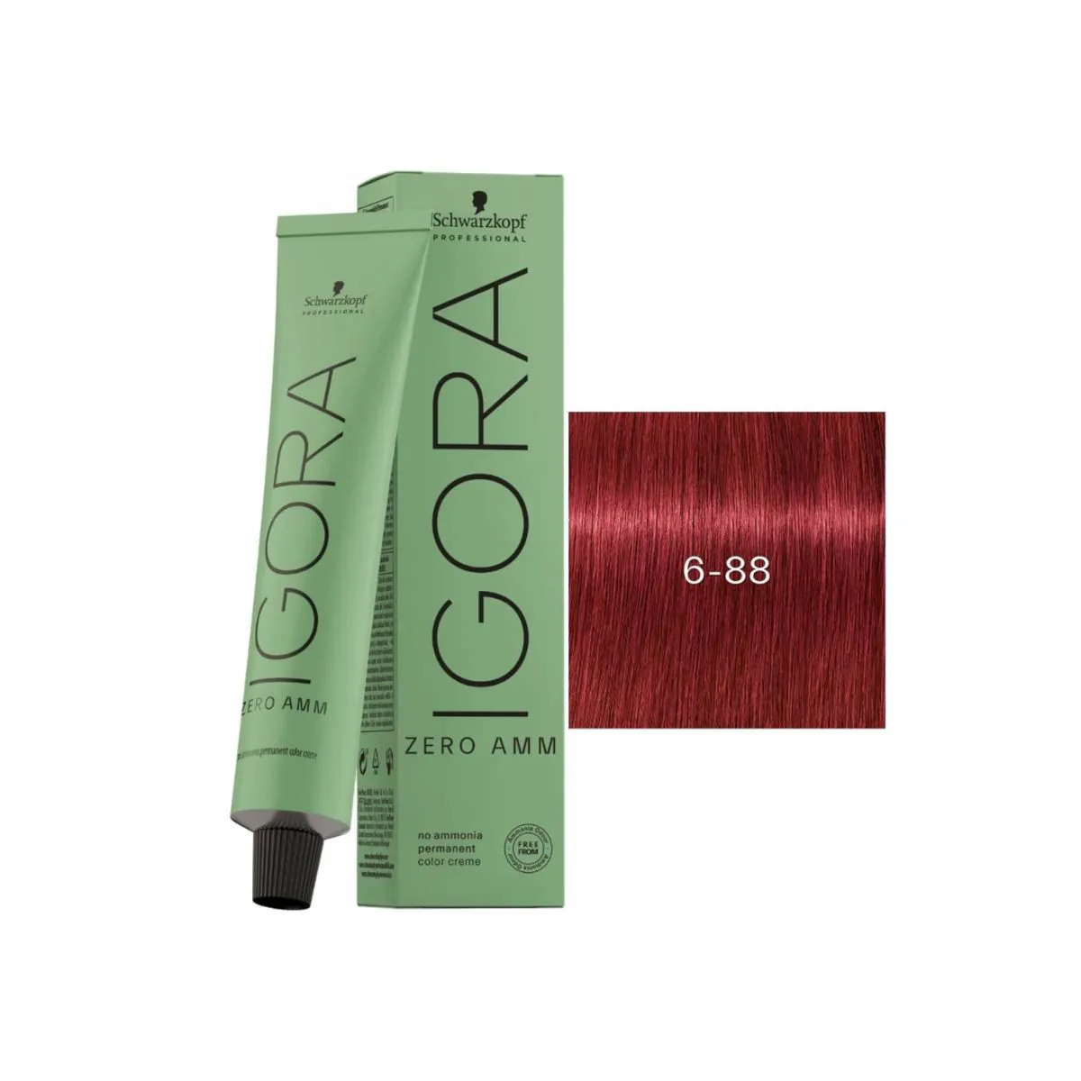 Tint Igora Zero N. 6 88 Lro Esc Verm Ext