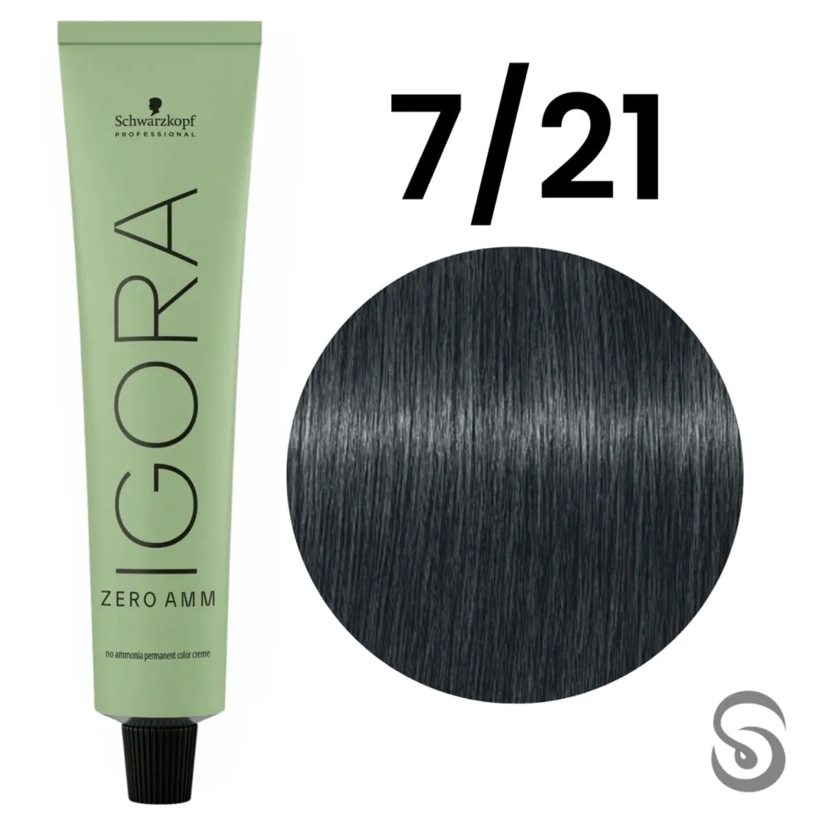 Tint Igora Zero N. 7 21 Lro Med Fume Cendre
