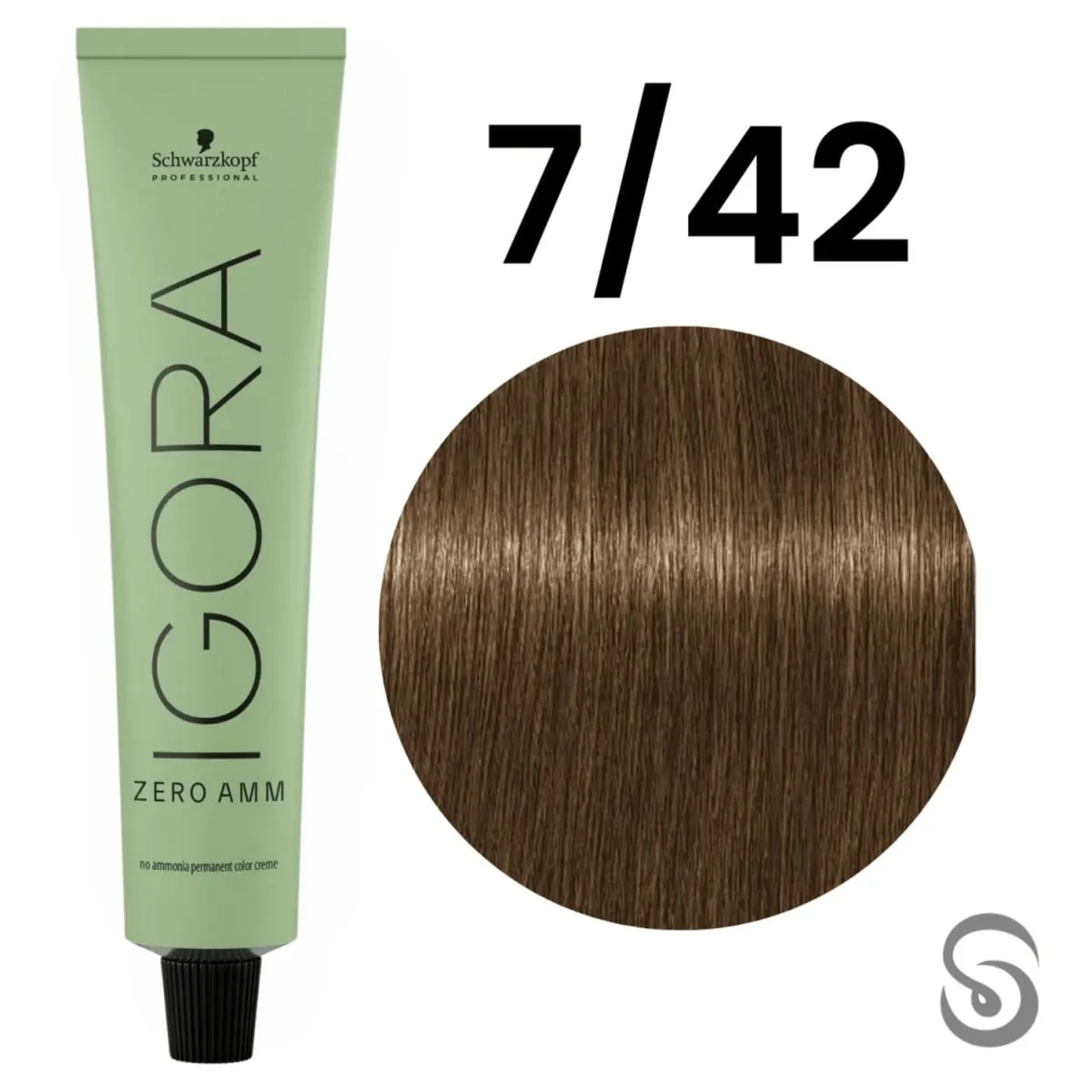 Tint Igora Zero N. 7 42 Lro Med Bege Fume