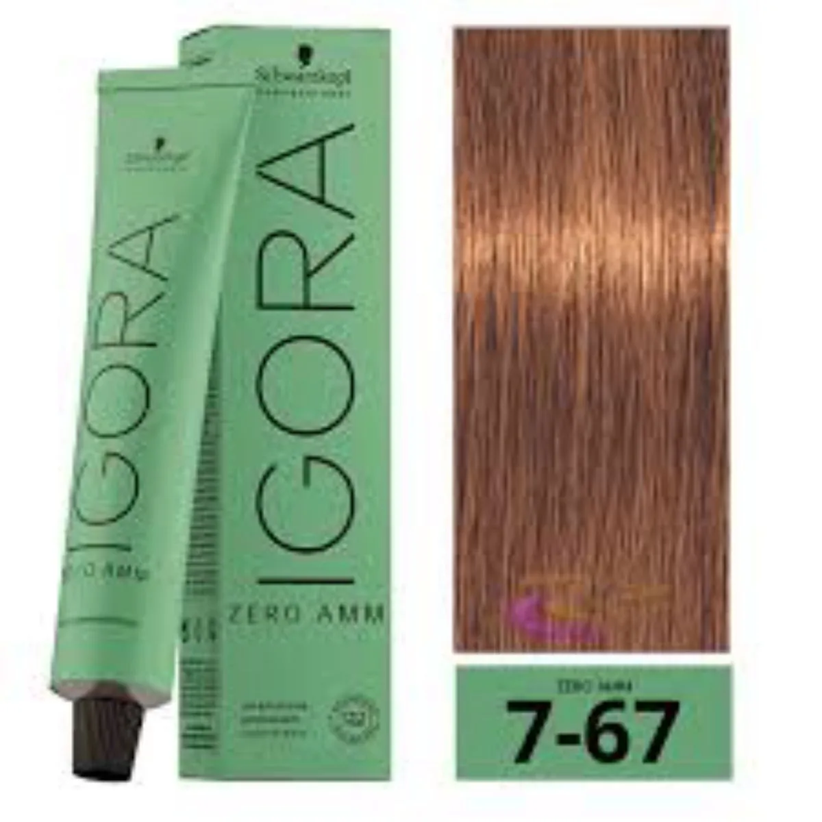 Tint Igora Zero N. 7 67 Lro Med Choc Cobre