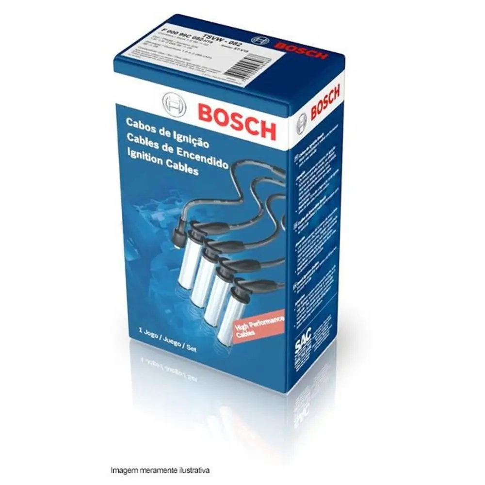 Jogo de Cabo de Vela AUDI A3 - BOSCH F00099C077