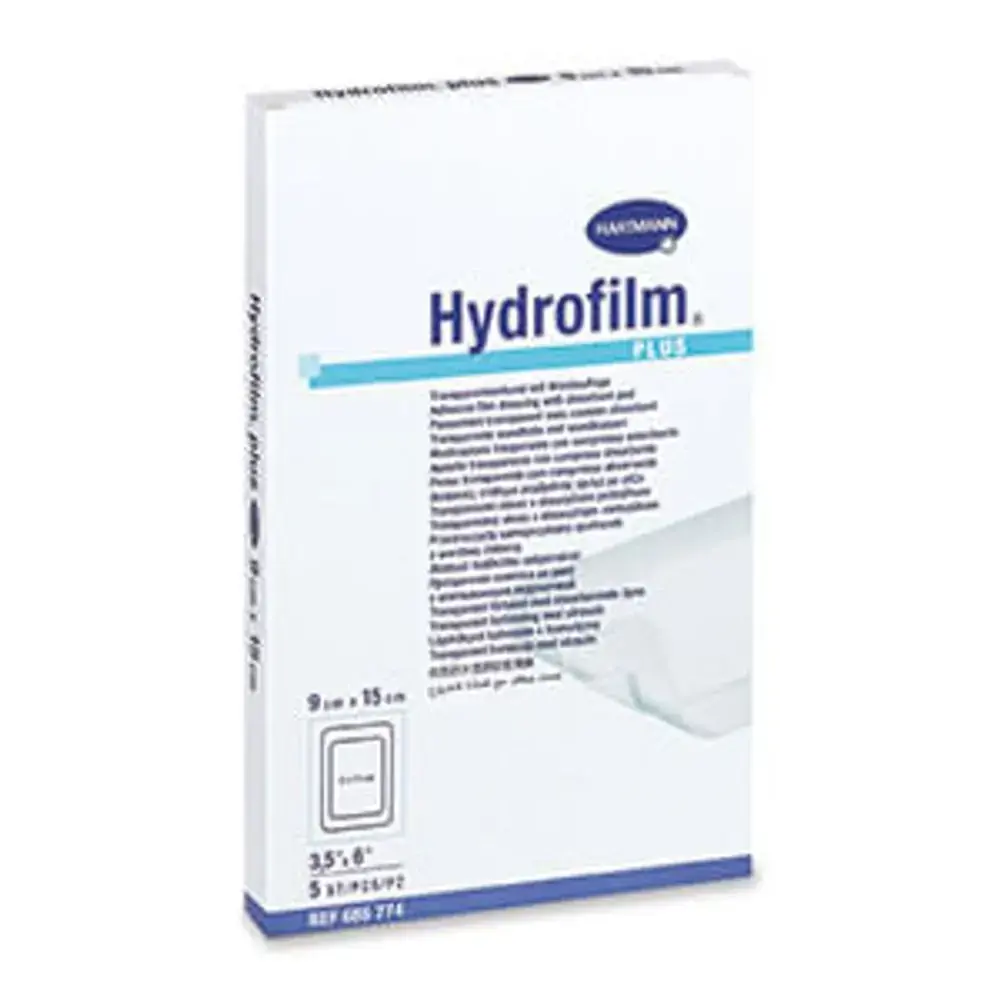 Curativo Filme Transparente com Compressa Absorvente Hydrofilm Plus - Hartmann - 10 x 12cm - 685776