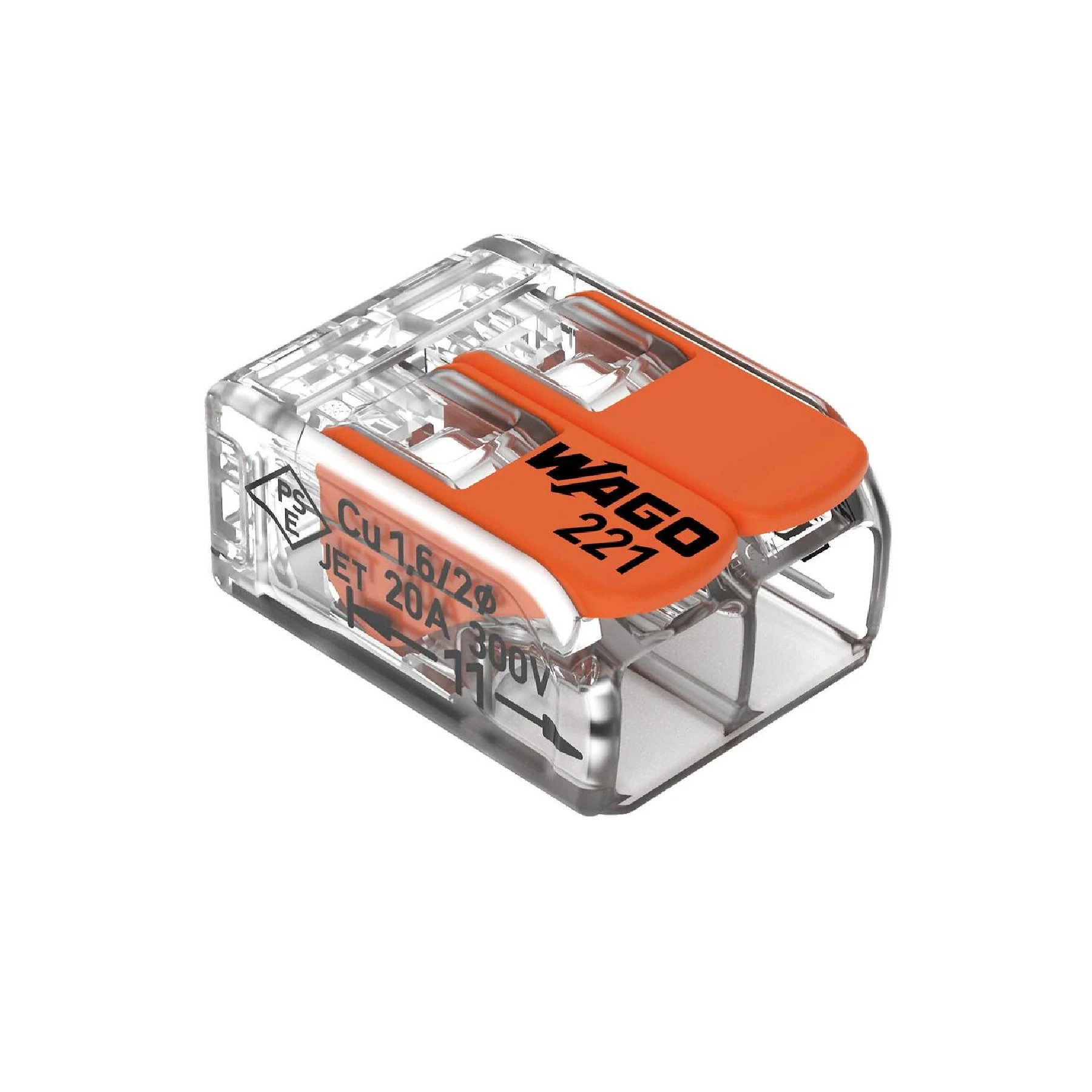 Conector Emenda Cabo 2 Ponta 2 4mn Un